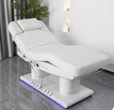 Greenlife Cloud2 4 motors Constant temperature heating lifting massage therapy eyelash spa bed with Built-in foot control button